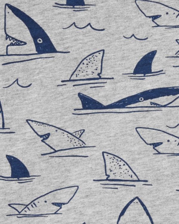 Carter's μπλούζα σχέδιο καρχαρία