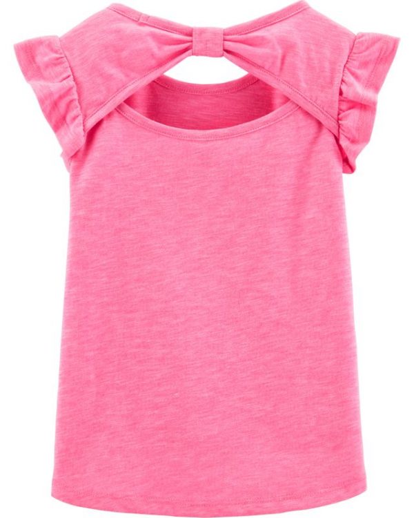Carter's μπλούζα αμάνικη ροζ με σχέδιο φαλενίτσα μονόκερος