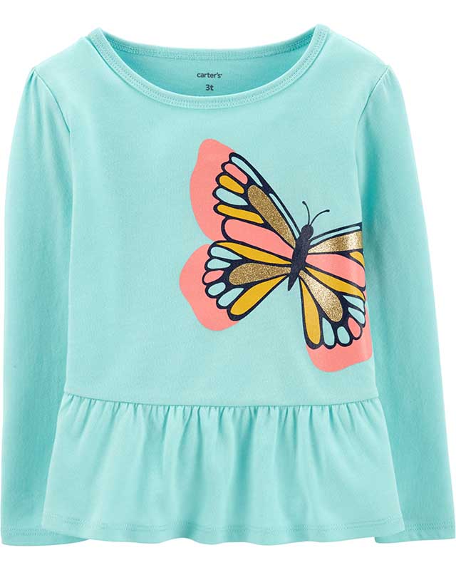 Carter's Μπλούζα με Σχέδιο Πεταλούδα