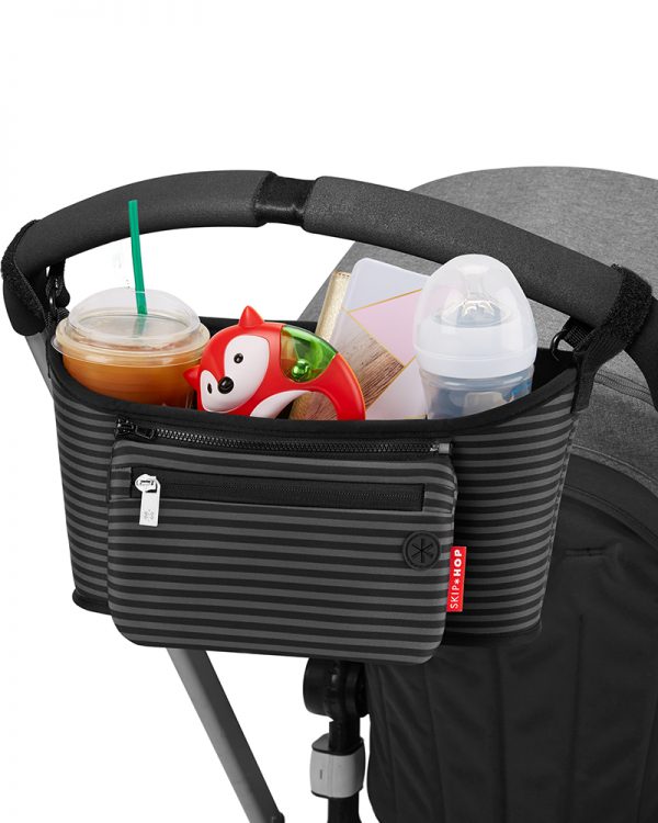 Skip Hop Grab & Go Οργανωτής Καροτσιού Γκρι-Μαύρος
