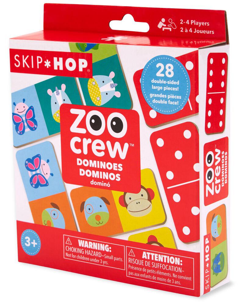 Skip Hop Παιχνίδι με Κάρτες Zoo Crew Dominoes Set