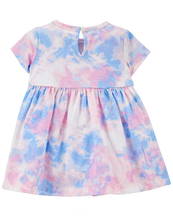 Carter's Φόρεμα κοντομάνικο, σχέδιο Tie Dye, πολύχρωμο