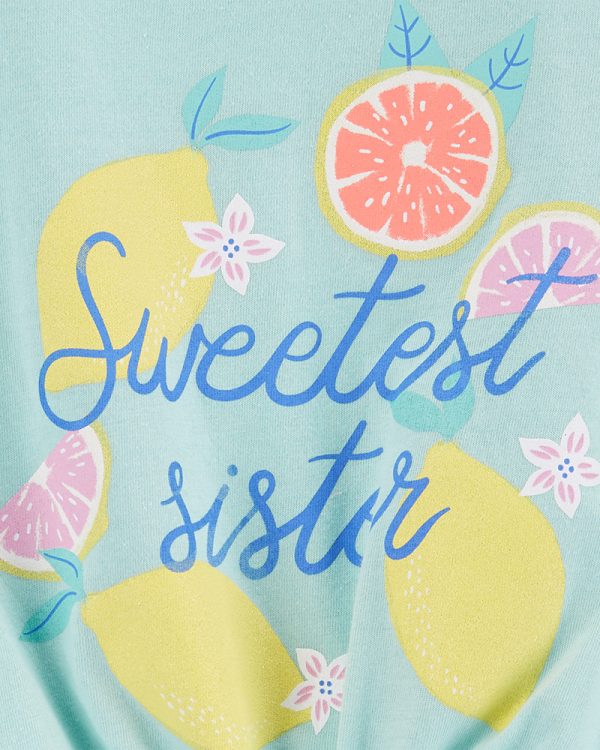 Carter's Μπλούζα ''Sweetest Sister'', μπλε