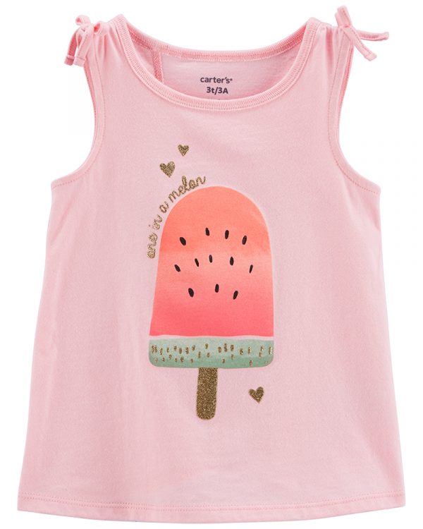 Carter's Μπλούζα, σχέδιο με καρπούζι παγωτό, ροζ