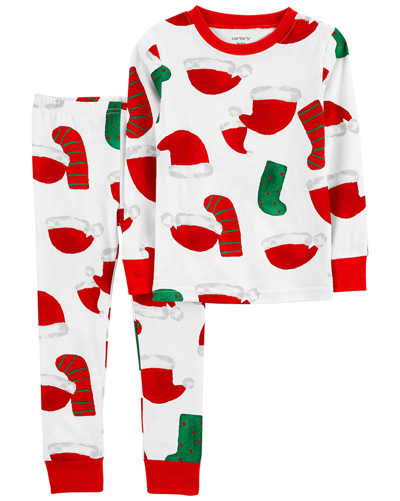 Carter's πιτζάμα κόκκινη-λευκή, Christmas