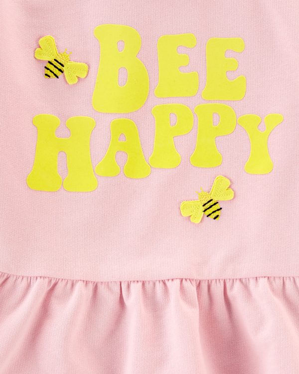 Carter's μπλουζάκι ''BEE HAPPY'' ροζ