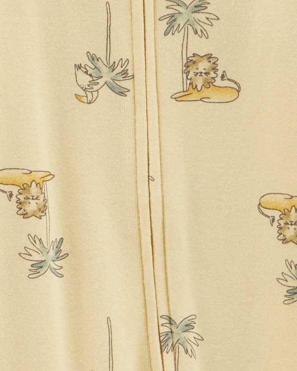 Carter's ολόσωμο φορμάκι με καπελάκι, σχέδιο λιοντάρι, κίτρινο