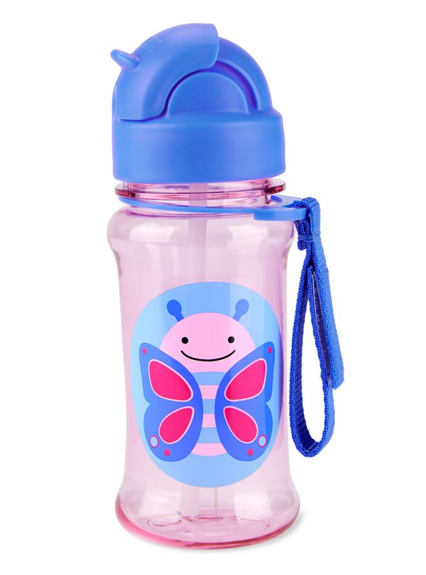 Skip Hop Zoo Tritan™ Renew Παγουρίνο με Καλαμάκι Πεταλούδα
