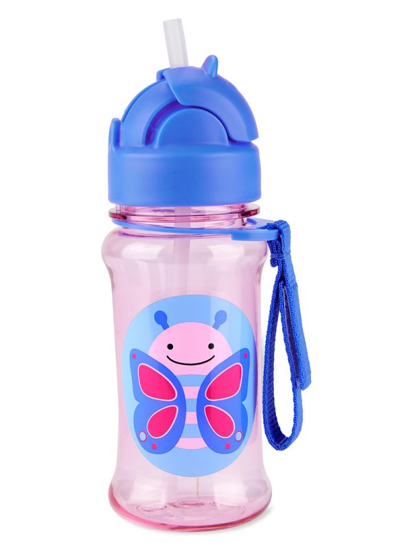 Skip Hop Zoo Tritan™ Renew Παγουρίνο με Καλαμάκι Πεταλούδα